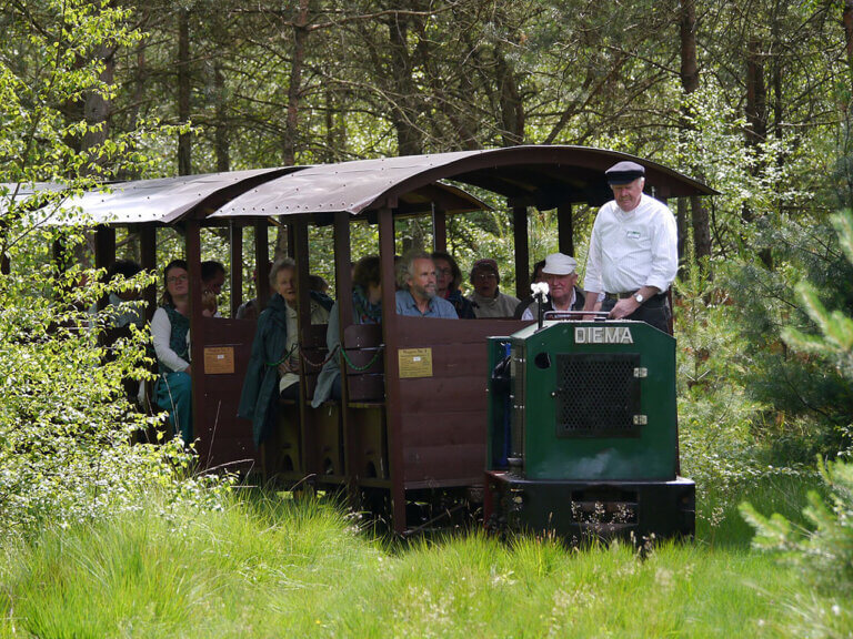 Fahrt mit der Tister Moorbahn