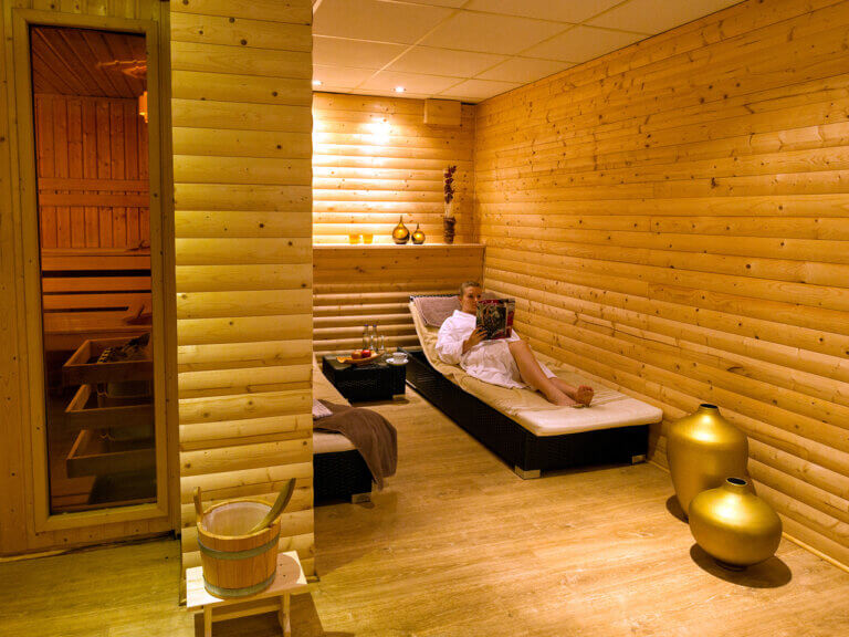 Sauna im Landhotel Schröder zwischen Hamburg und Bremen